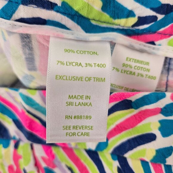 Lilly Pulitzer Textured Kelly Skinny Ankle Pant Size 2 - Picture 6 of 6